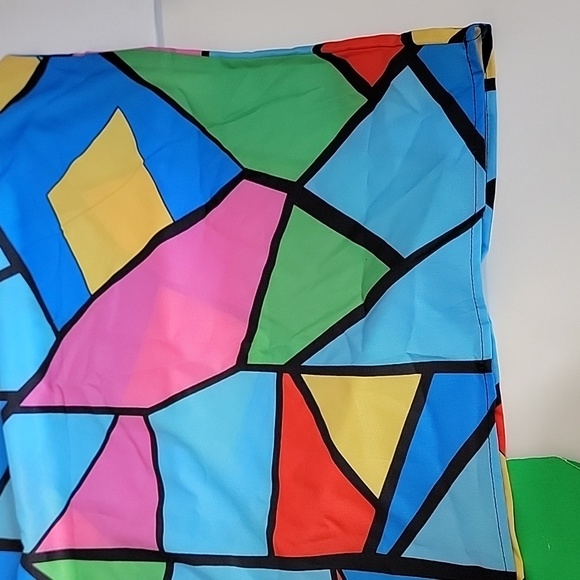 Dress Casual  Irregular Geometric Graphics Casual Loose Long Skirts/Size 5XL. - Picture 7 of 10